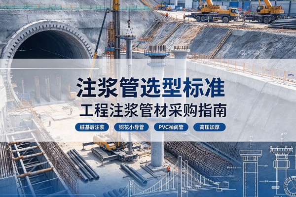 临江注浆管选型标准