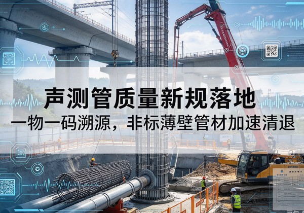 临江声测管质量新规落地，一物一码溯源，非标薄壁管材加速清退