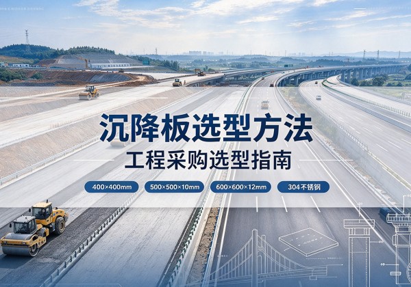 临江沉降板选择方法